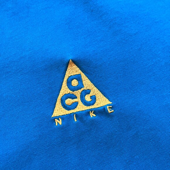 Nike ACG Vintage Teal Embroidered Logo T (M) - Picture 2 of 7